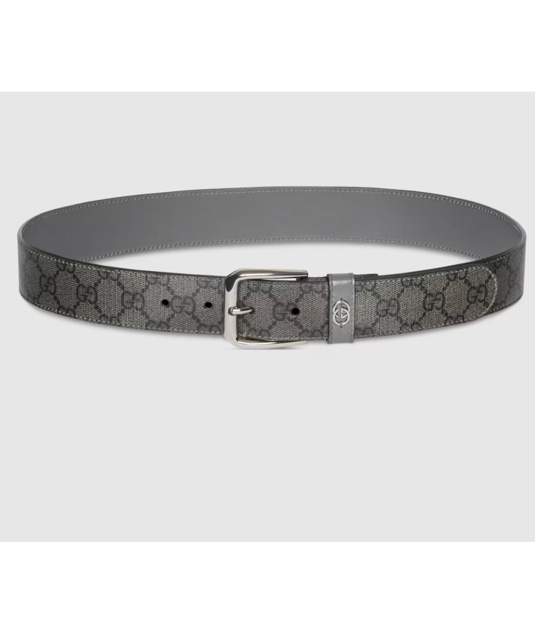 GUCCI Серый ремень, фото 5