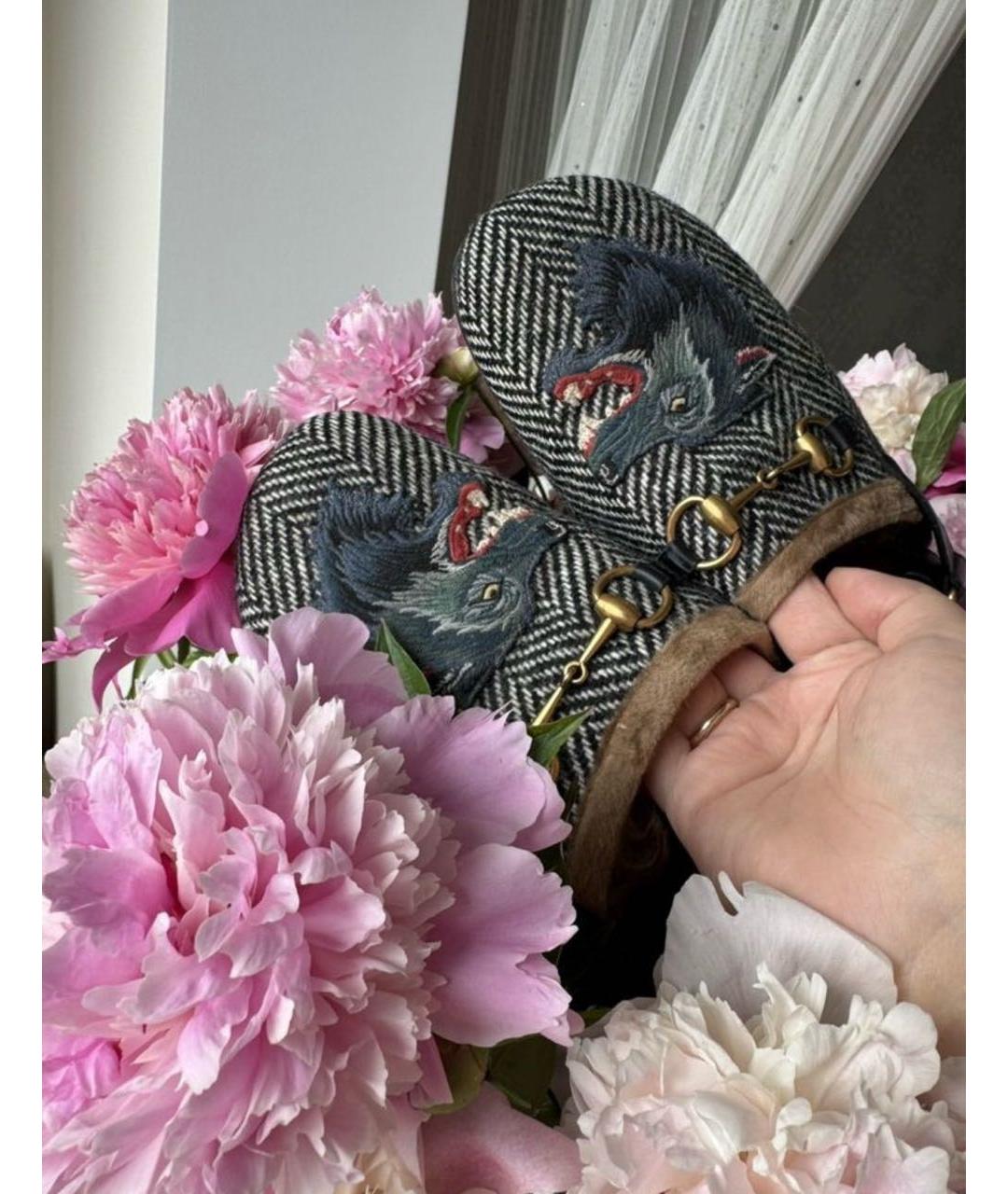 GUCCI Синие сандалии, фото 3