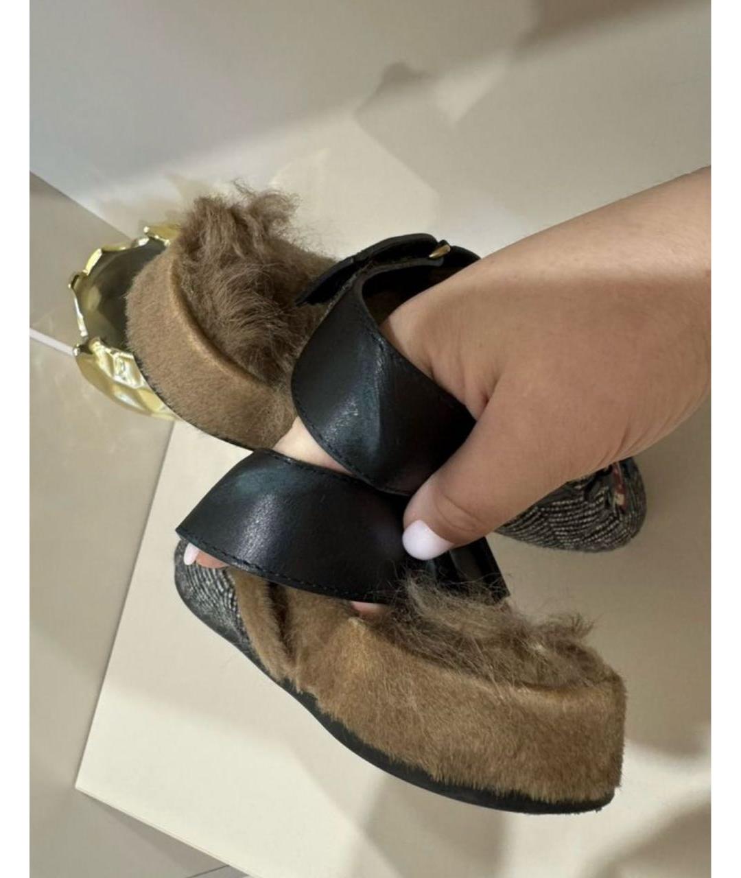 GUCCI Синие сандалии, фото 6