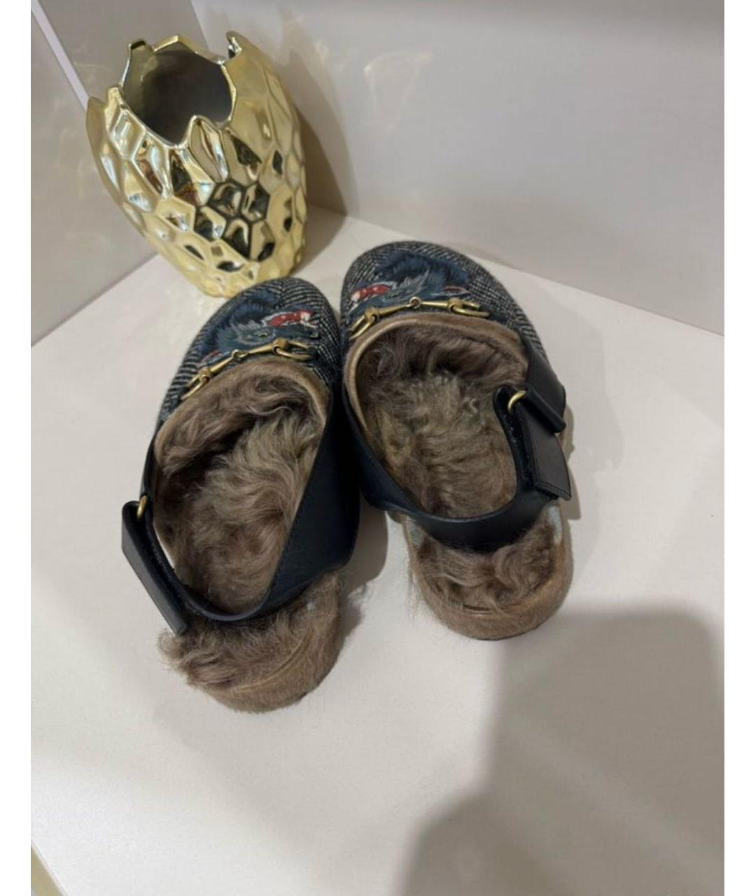 GUCCI Синие сандалии, фото 5