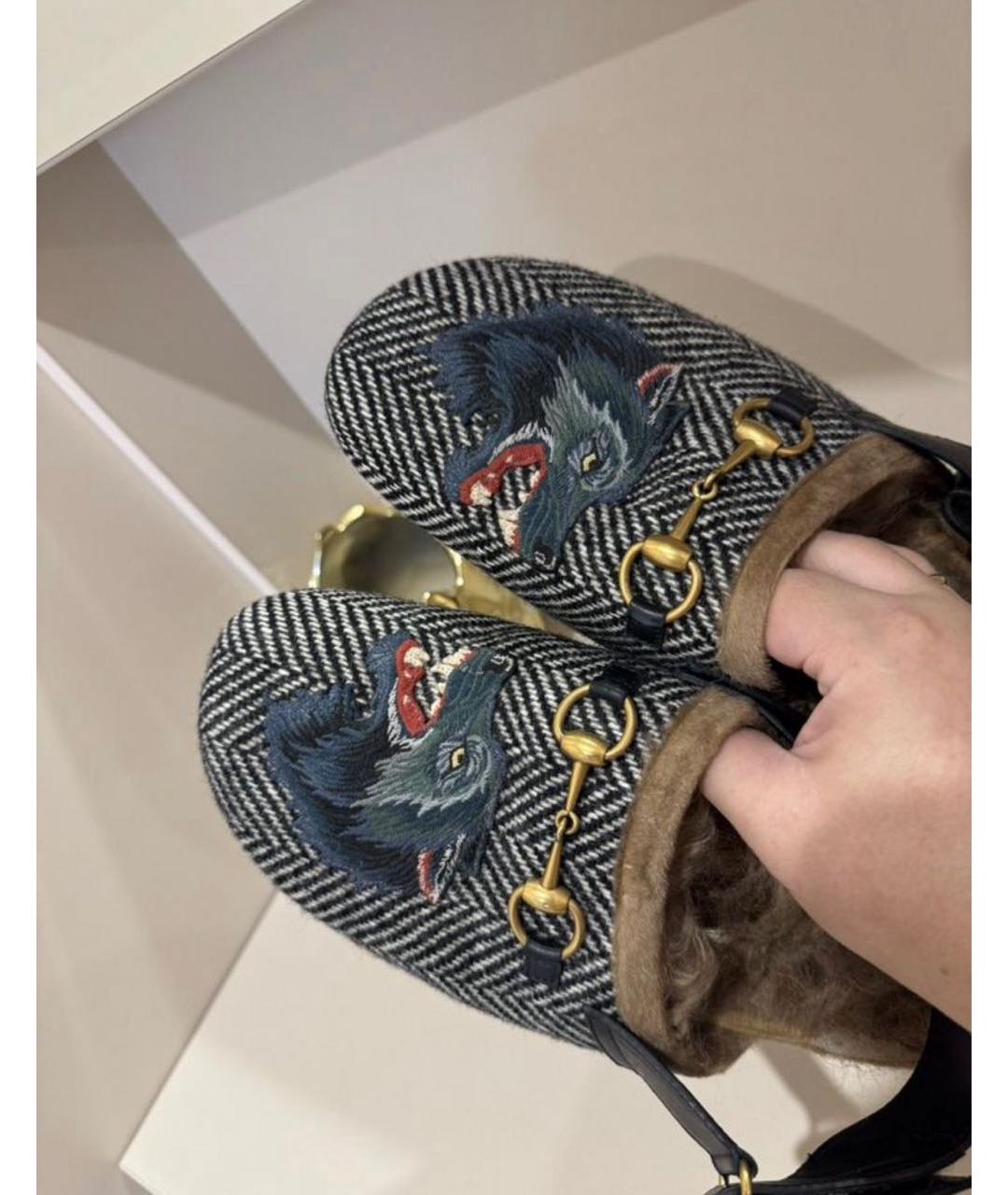 GUCCI Синие сандалии, фото 4