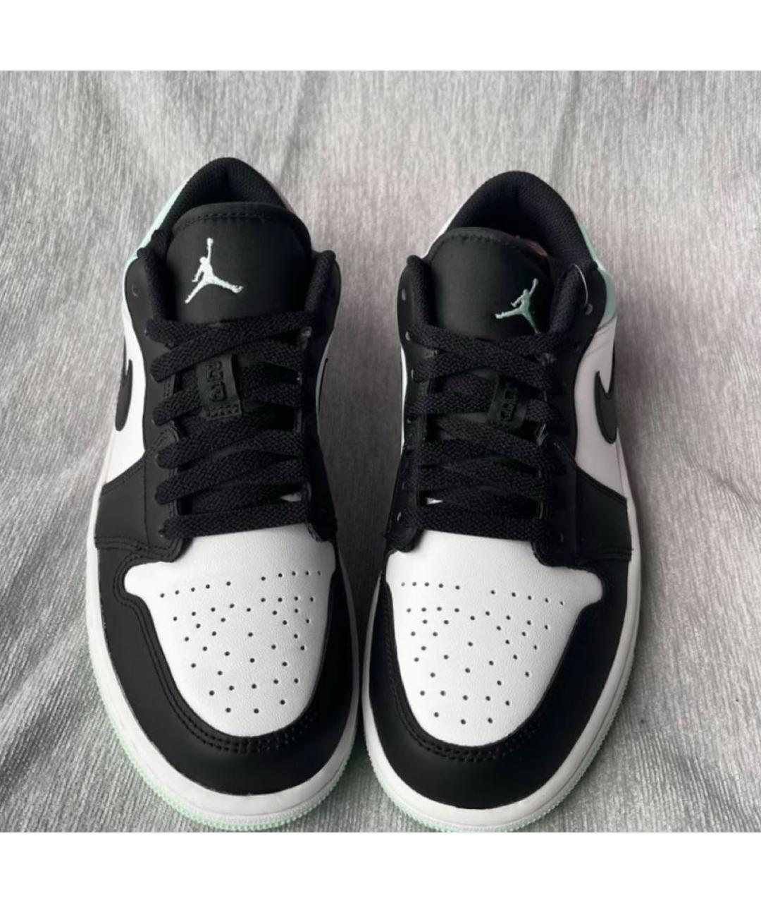 JORDAN Черные кожаные кроссовки, фото 5