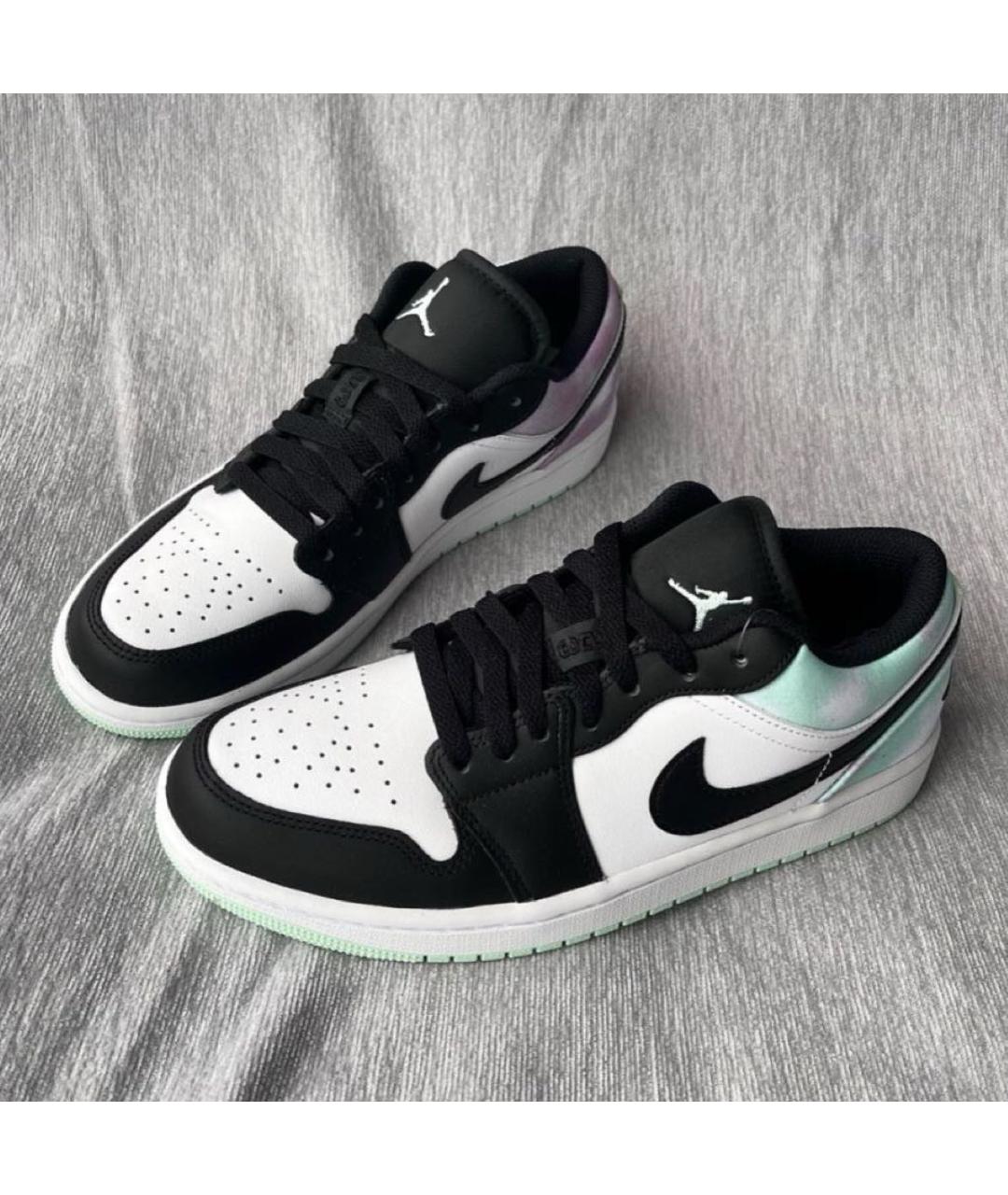 JORDAN Черные кожаные кроссовки, фото 3