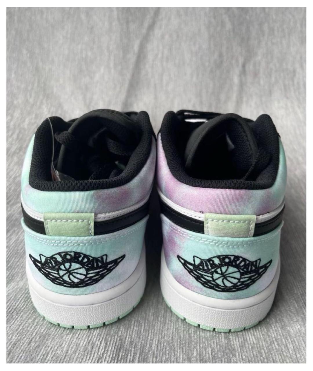 JORDAN Черные кожаные кроссовки, фото 4