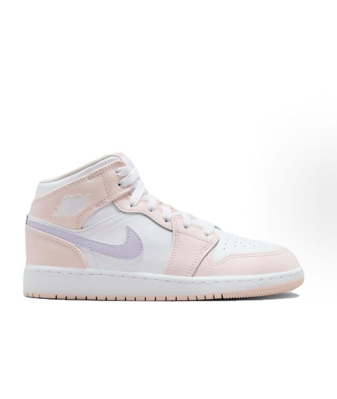 JORDAN Розовые кожаные кроссовки, фото 5