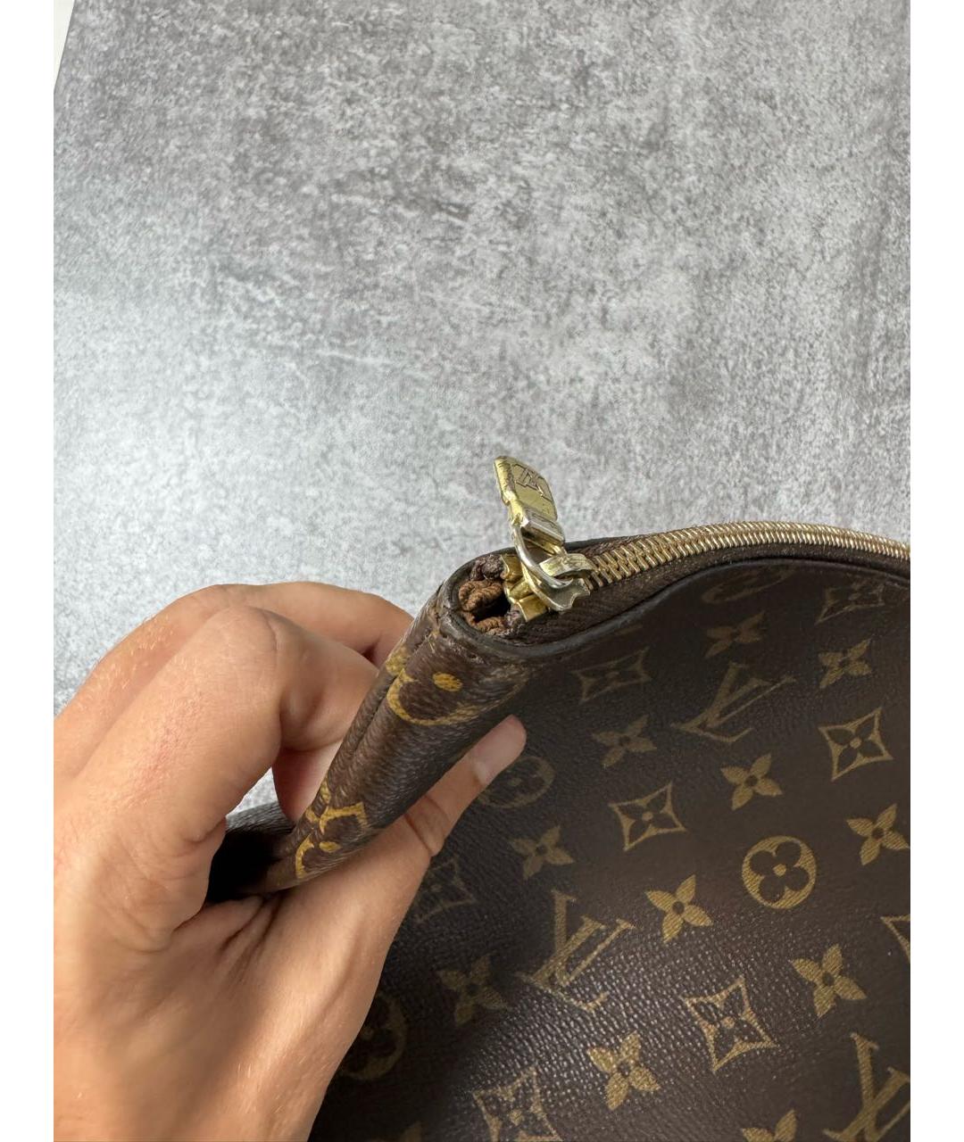 LOUIS VUITTON Коричневая кожаная папка для документов, фото 8
