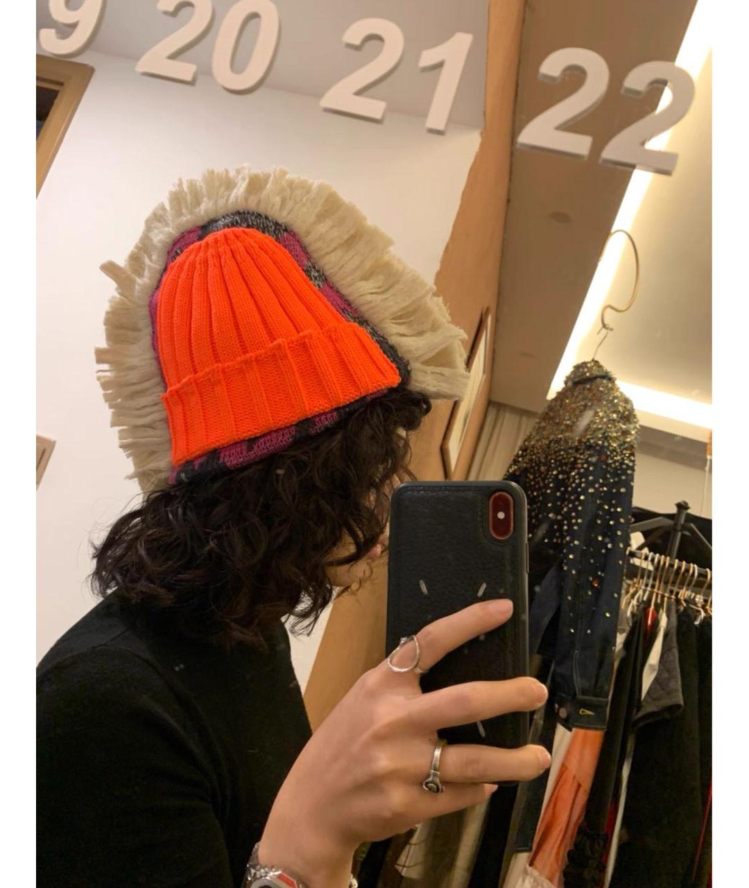 JUNYA WATANABE COMME DES GARÇONS Мульти хлопковая шапка, фото 2