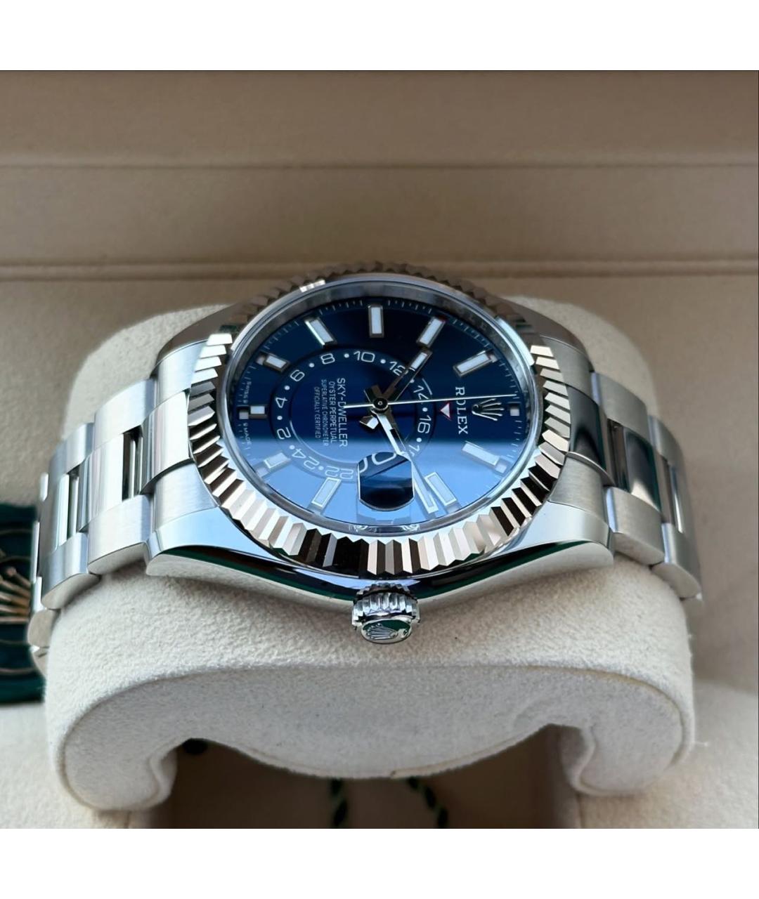 ROLEX Синие часы, фото 4