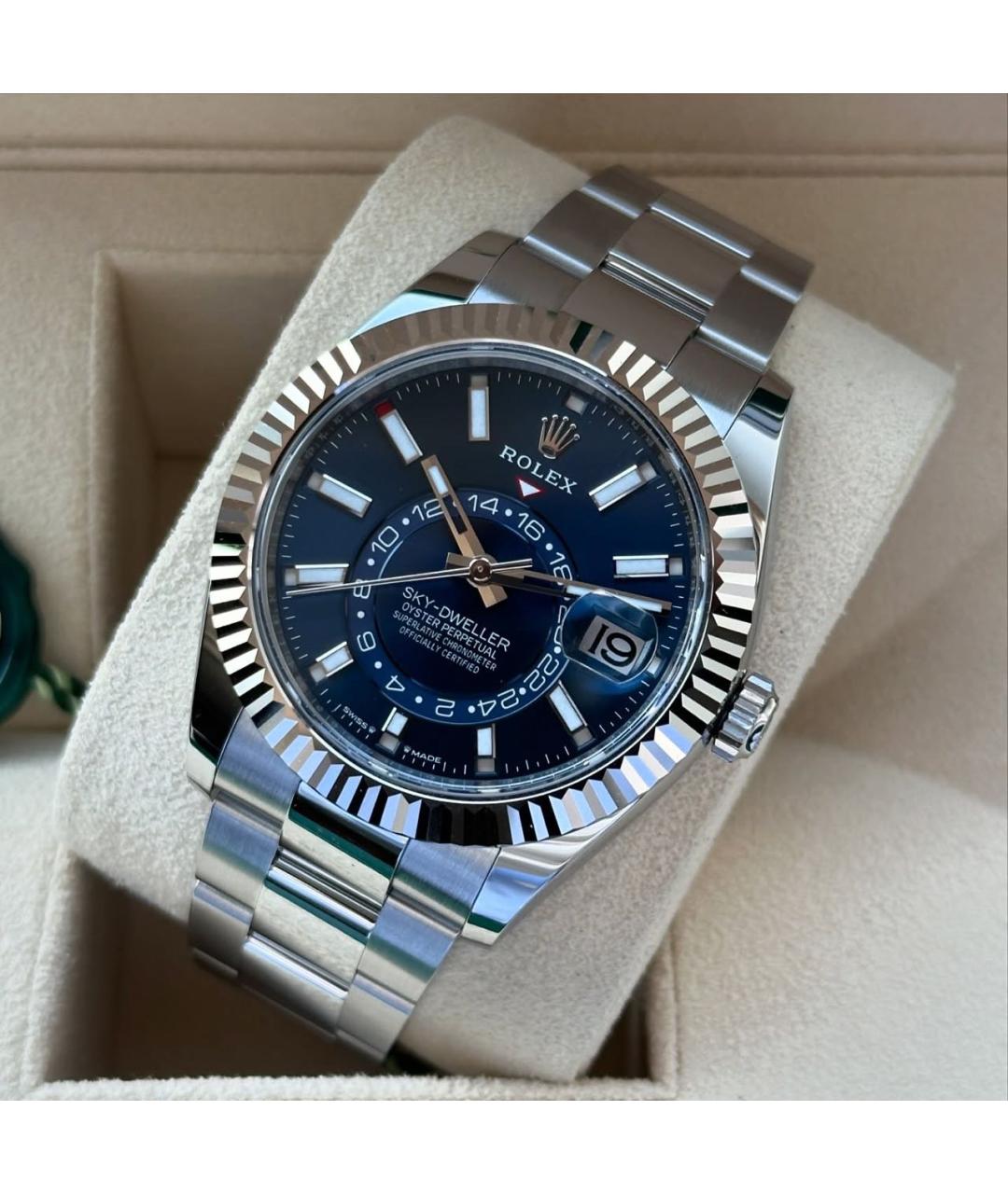 ROLEX Синие часы, фото 3
