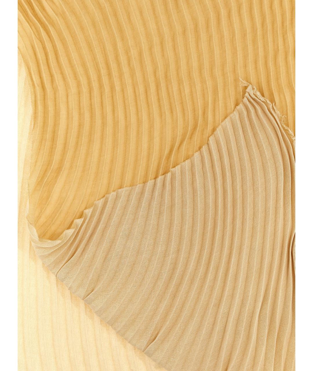 ISSEY MIYAKE Бежевый шарф, фото 2