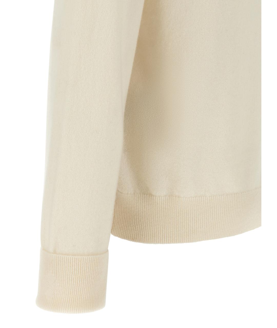 BALLANTYNE Бежевый кашемировый джемпер / свитер, фото 4