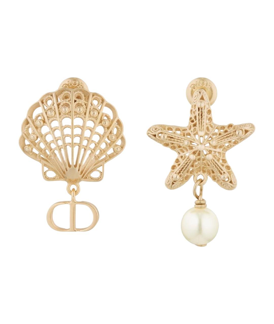 CHRISTIAN DIOR Золотые серьги, фото 1