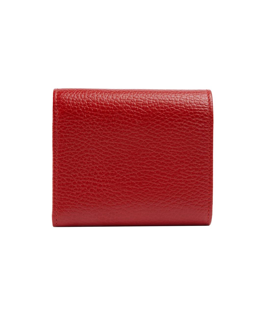 GUCCI Красный кожаный кошелек, фото 3