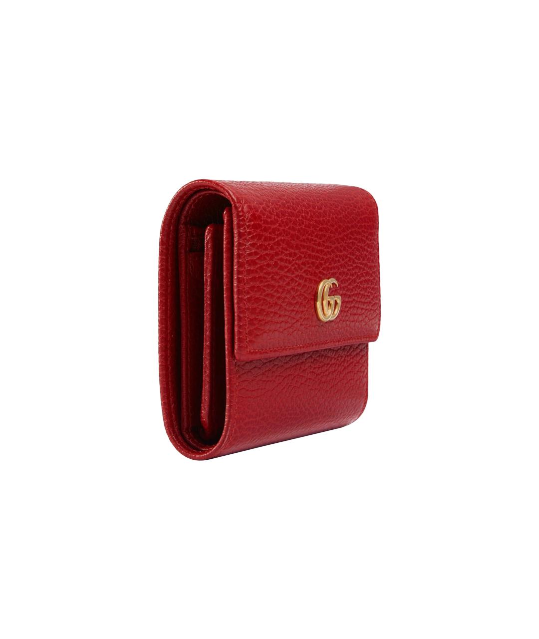 GUCCI Красный кожаный кошелек, фото 2