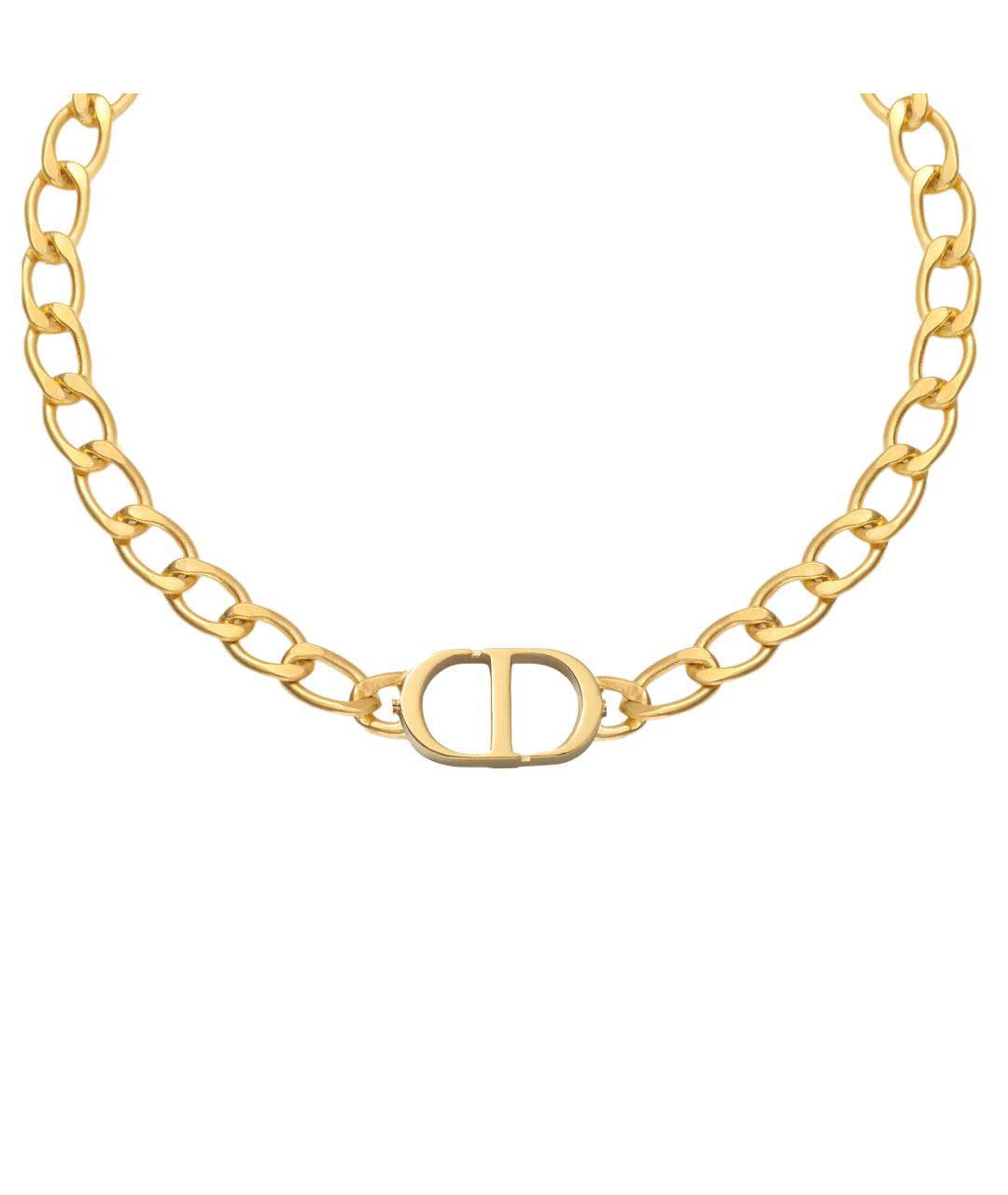 CHRISTIAN DIOR Золотой металлический браслет, фото 3