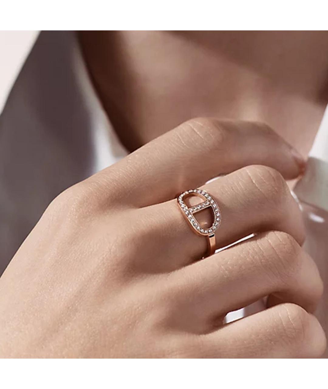 HERMES Золотое кольцо из розового золота, фото 2