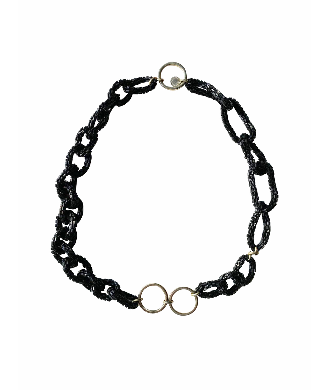 DOROTHEE SCHUMACHER Черное колье из бисера, фото 1