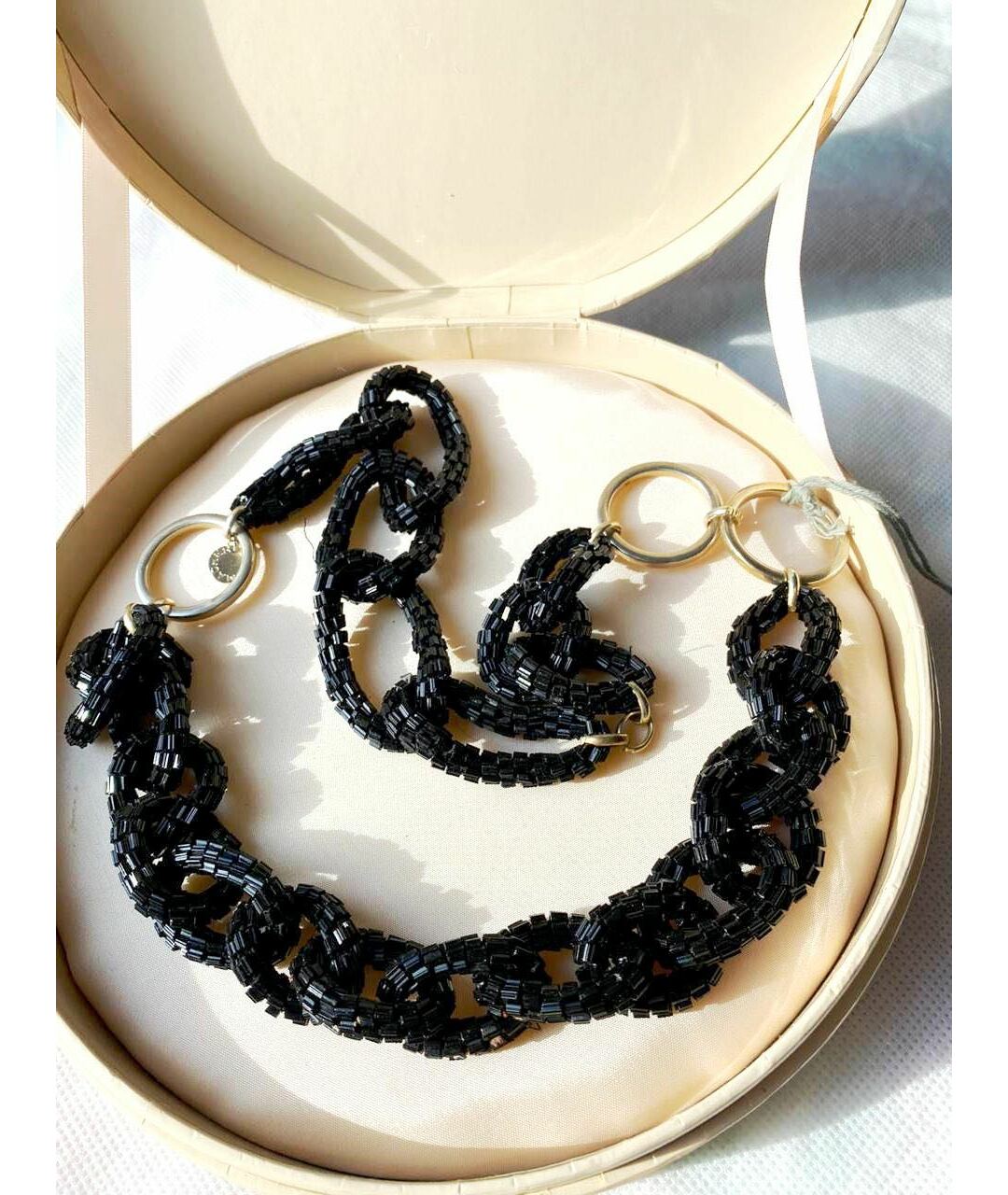 DOROTHEE SCHUMACHER Черное колье из бисера, фото 2