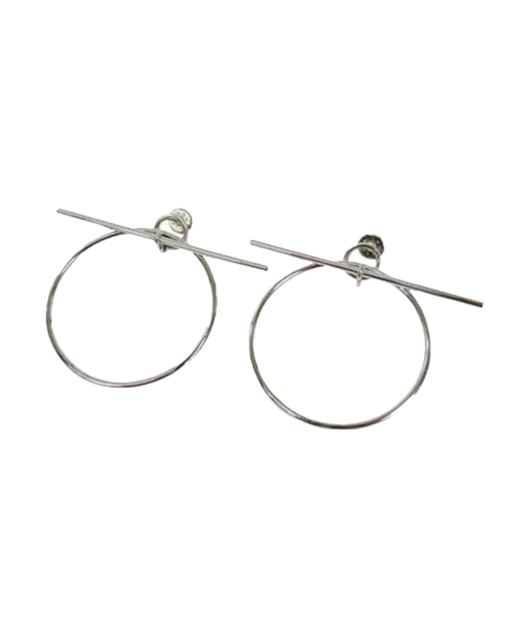 HERMES Серебряные серьги, фото 2