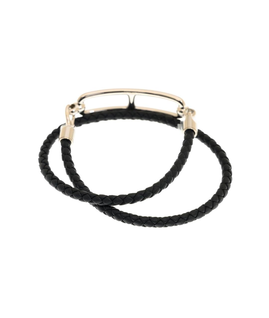 HERMES Черный браслет, фото 3