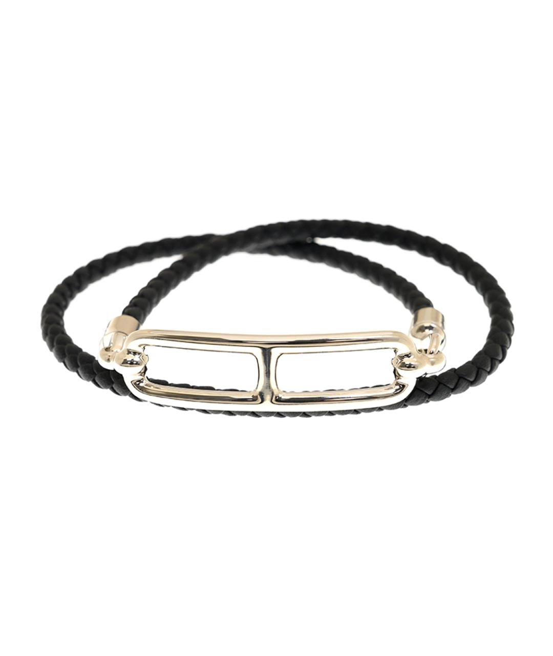 HERMES Черный браслет, фото 1