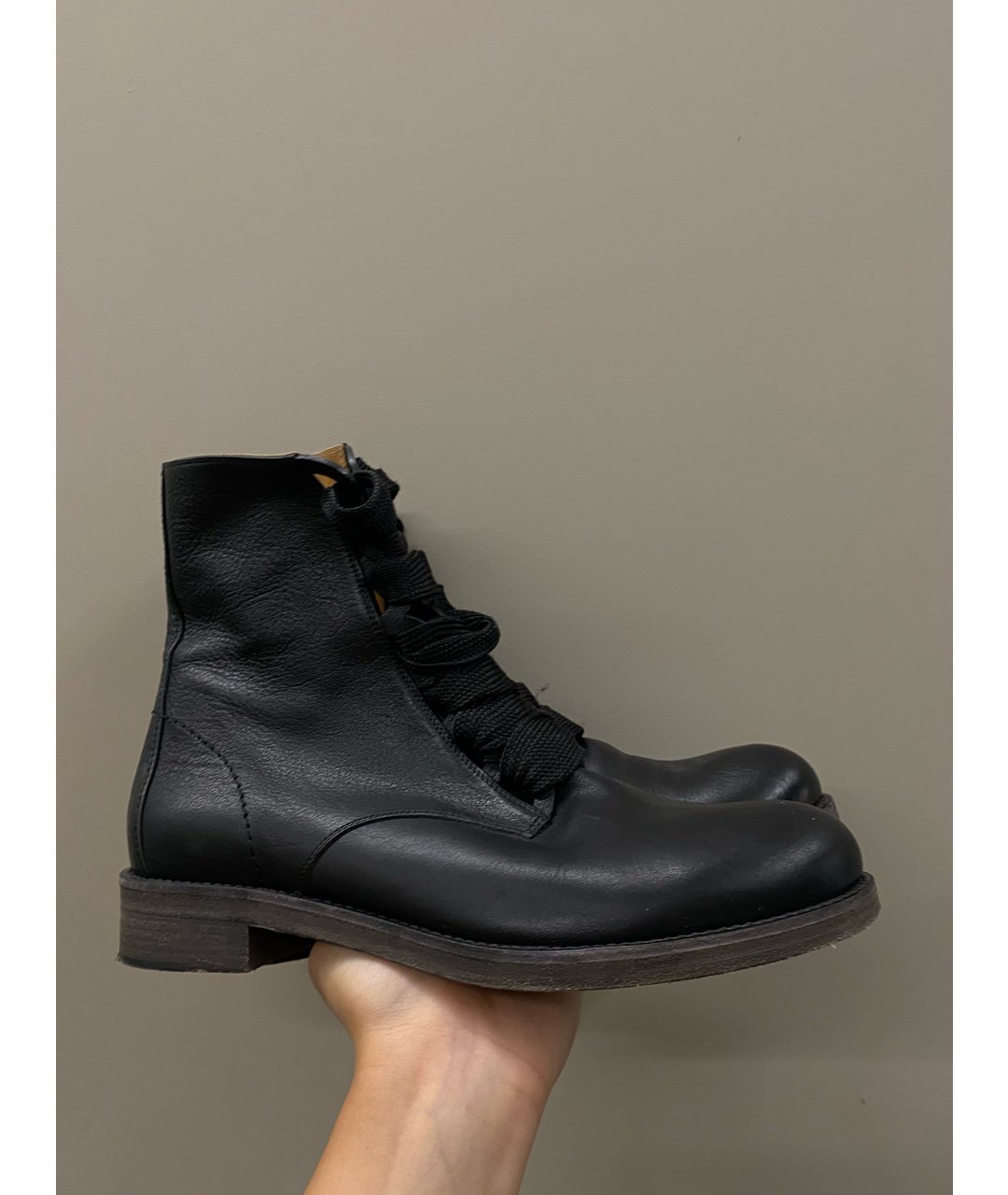 CHLOE Черные кожаные ботинки, фото 5