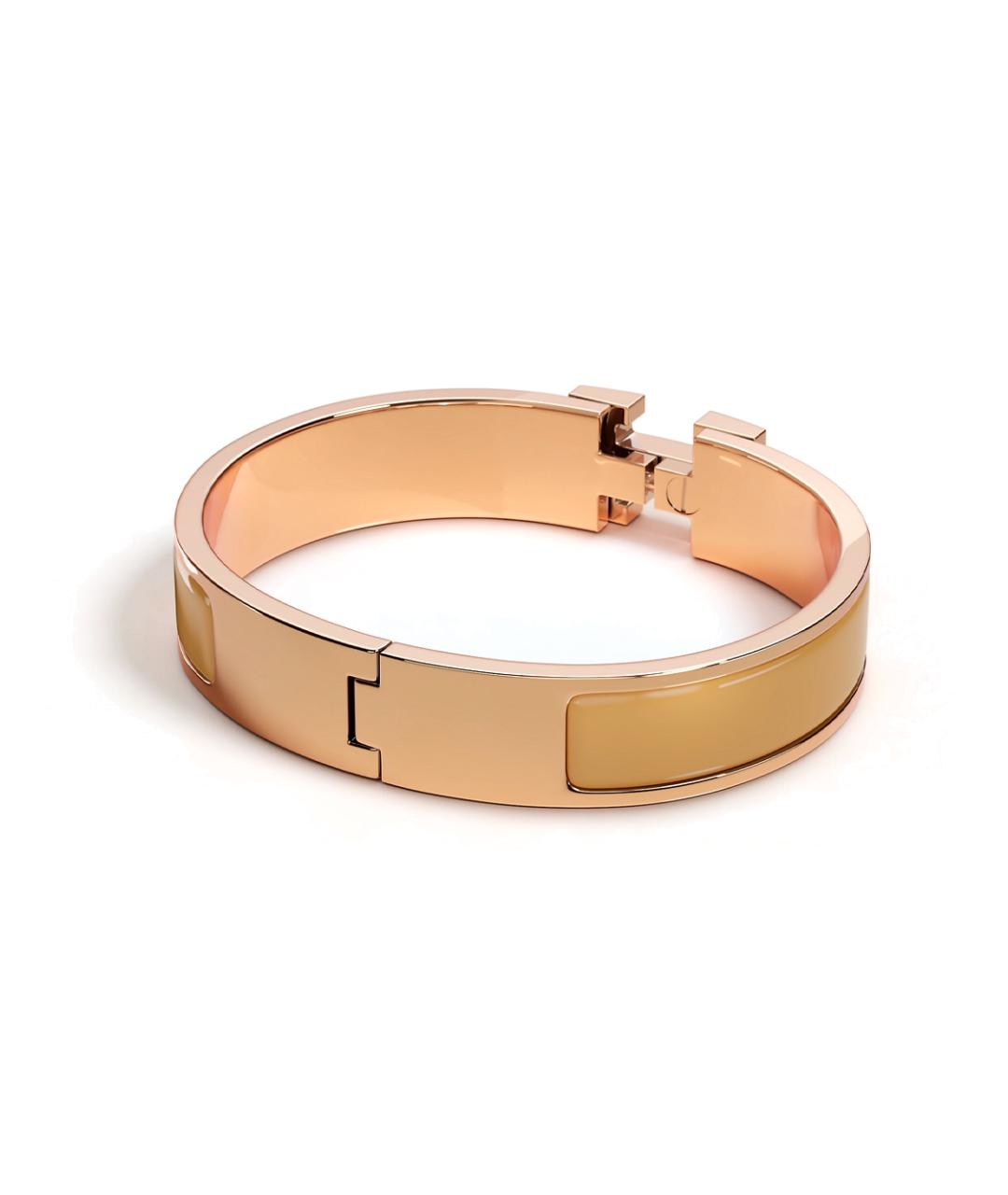 HERMES Золотой браслет, фото 2