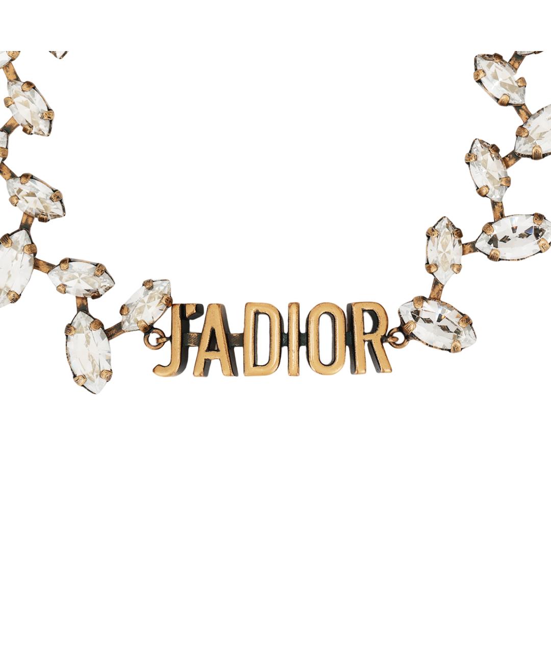 CHRISTIAN DIOR Золотой металлический браслет, фото 3