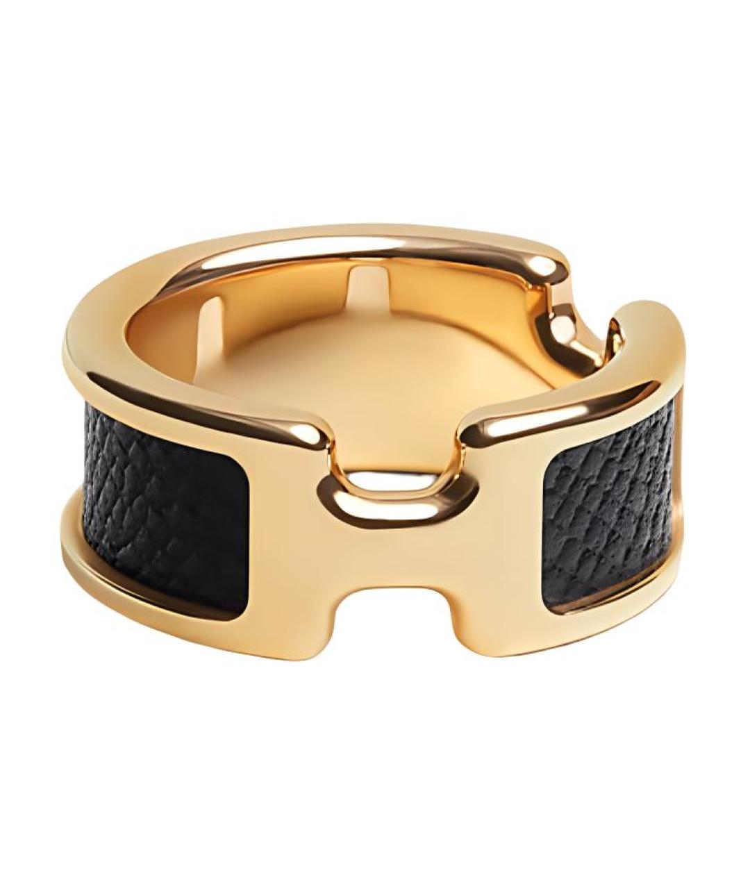 HERMES Черное кольцо, фото 1