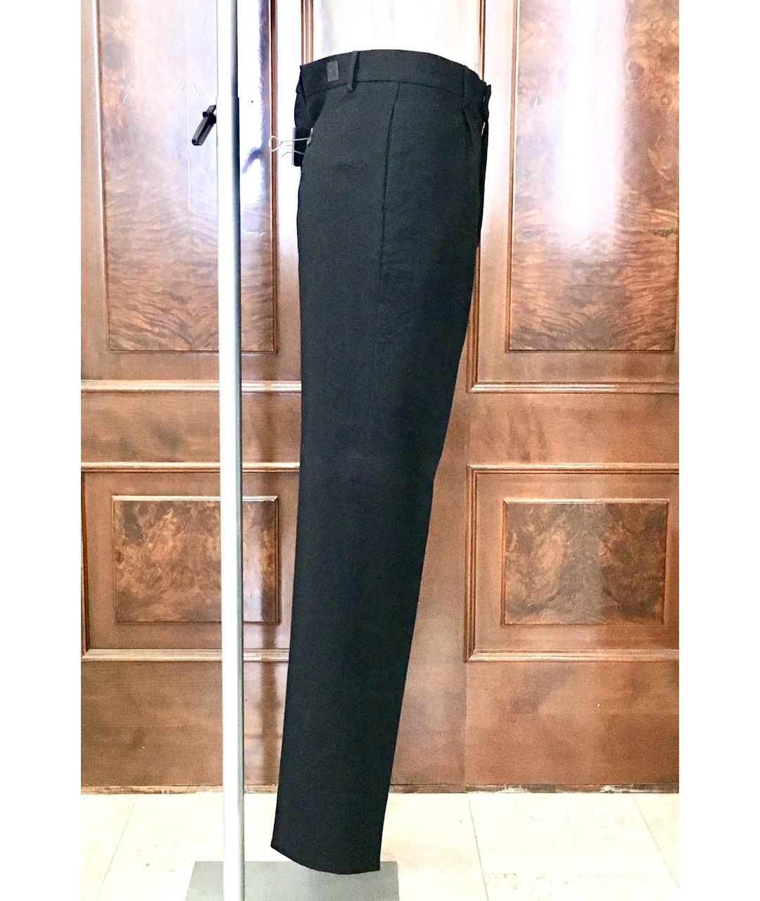 MCQ ALEXANDER MCQUEEN Черные шерстяные повседневные брюки, фото 2