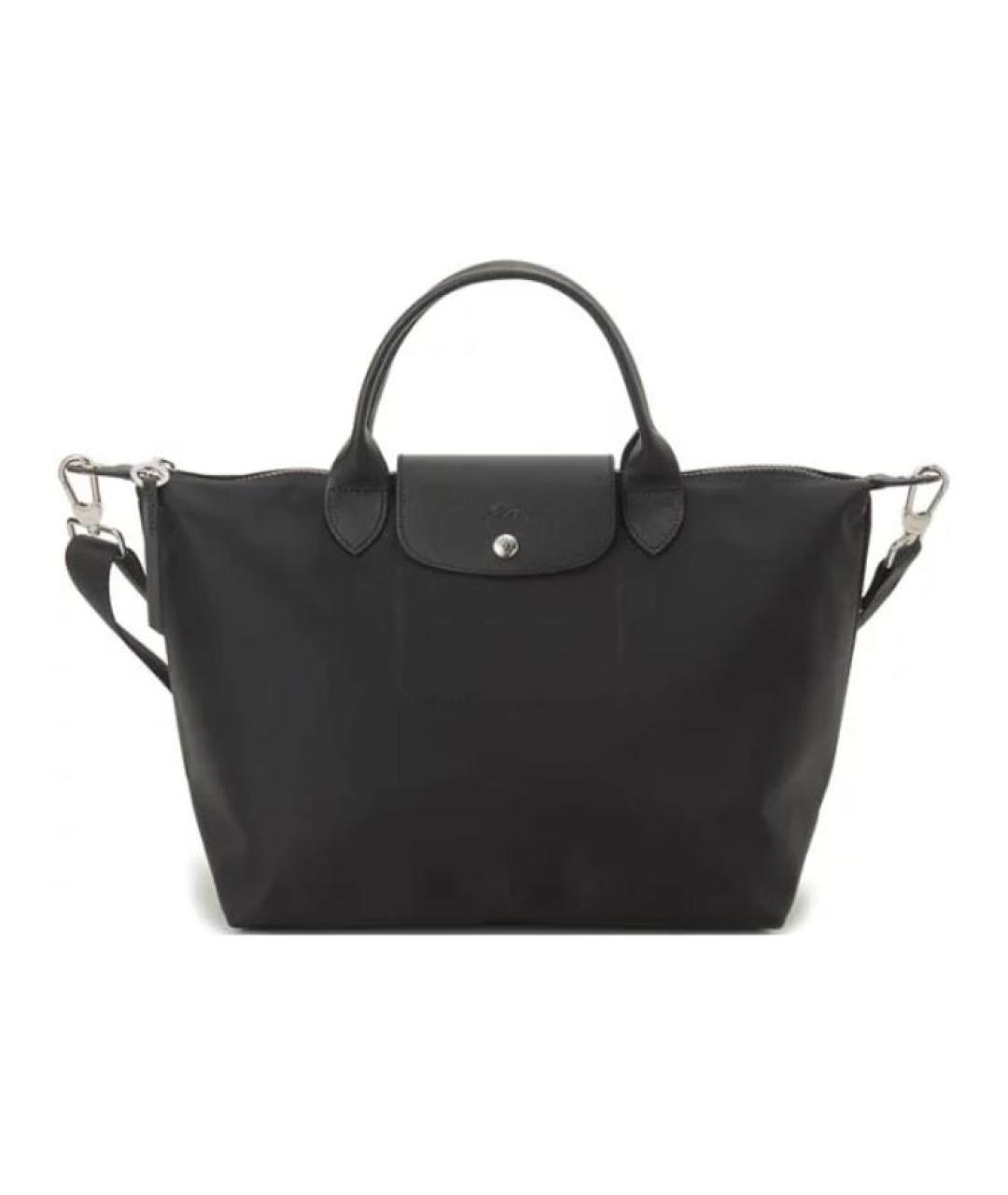 LONGCHAMP Черная сумка на плечо, фото 1