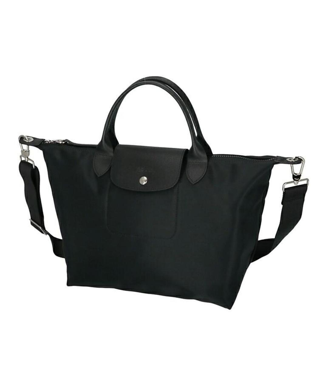 LONGCHAMP Черная сумка на плечо, фото 3
