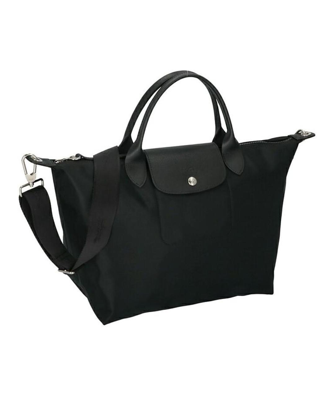 LONGCHAMP Черная сумка на плечо, фото 2