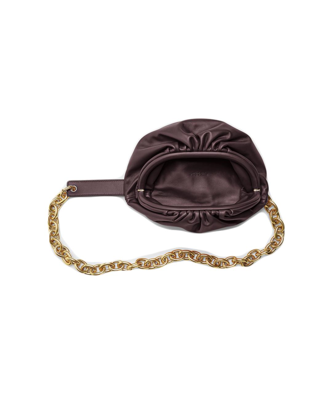 BOTTEGA VENETA Фиолетовая кожаная сумка через плечо, фото 3