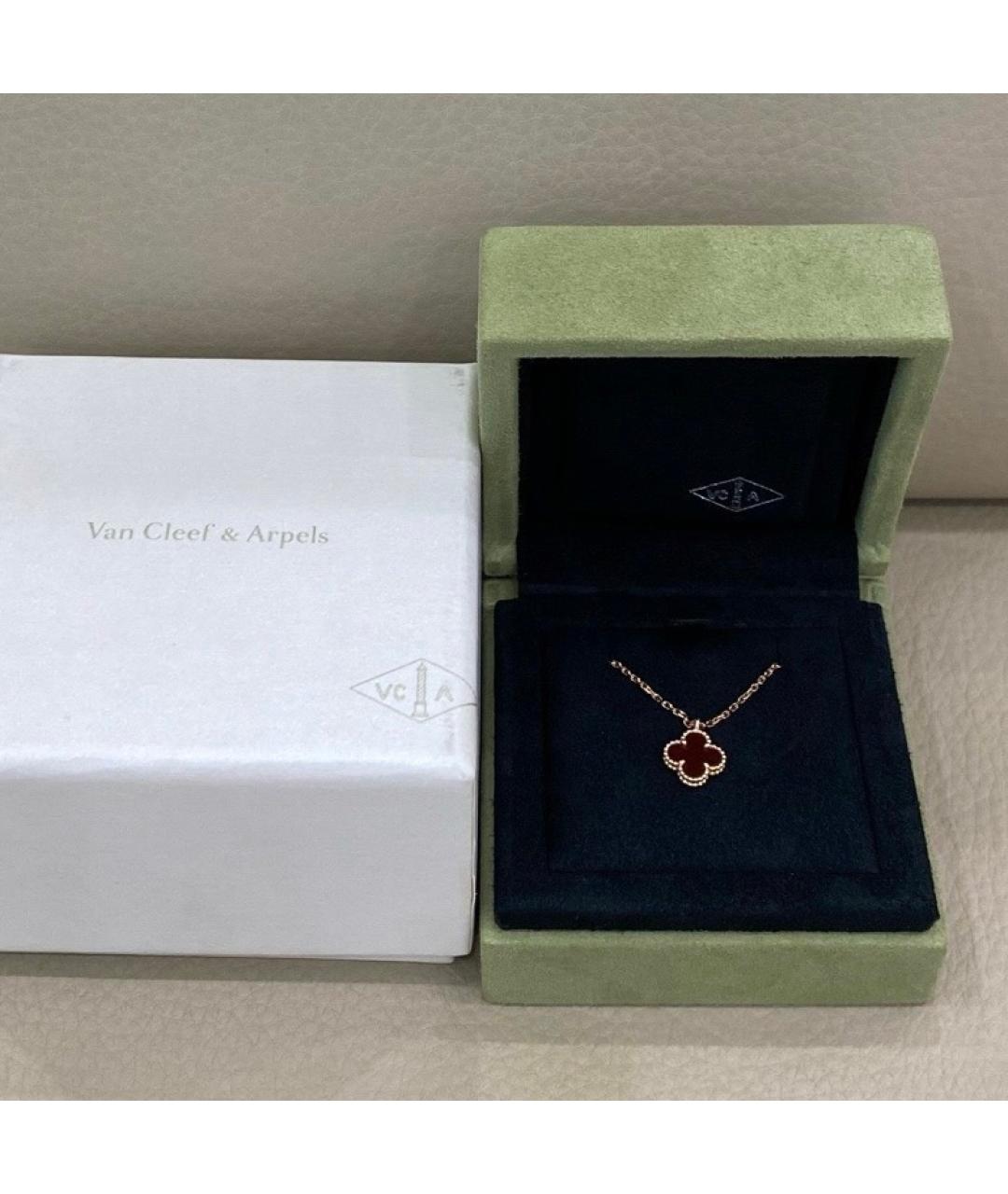 VAN CLEEF & ARPELS Красная подвеска из розового золота, фото 3
