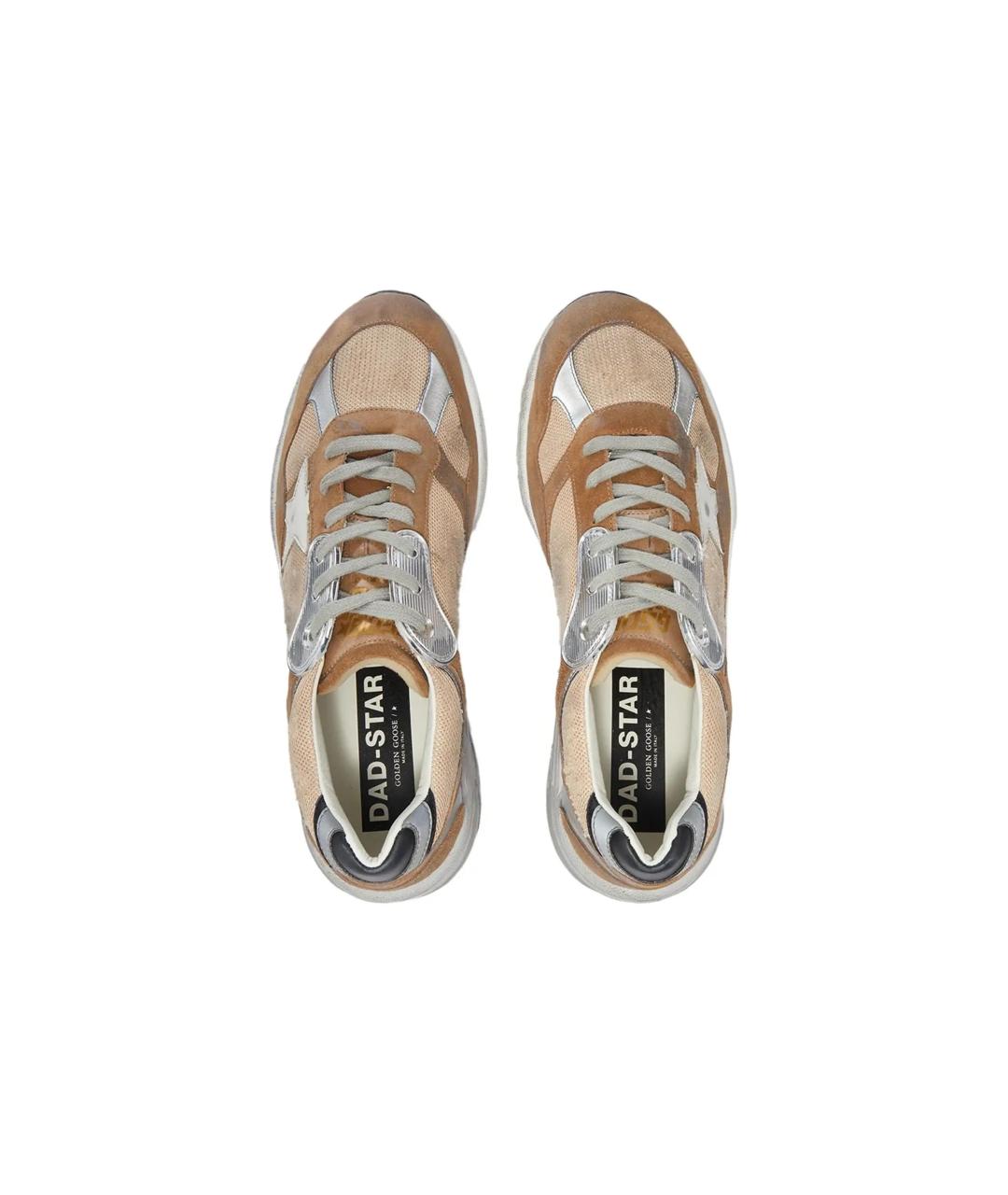 GOLDEN GOOSE DELUXE BRAND Коричневые низкие кроссовки / кеды, фото 4