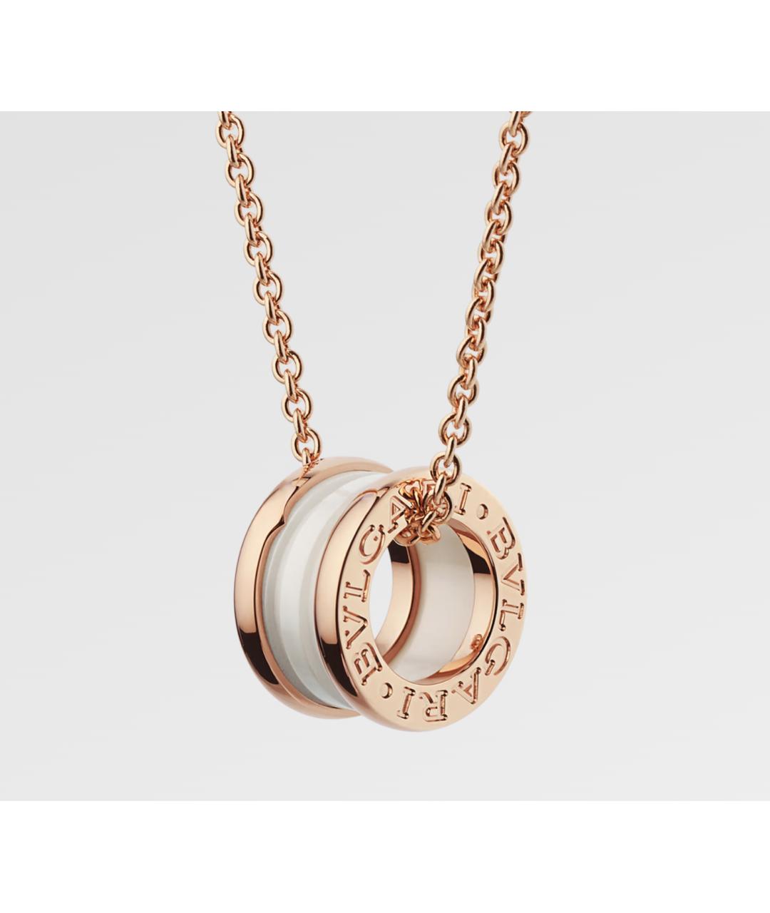 BVLGARI Золотая подвеска из розового золота, фото 7
