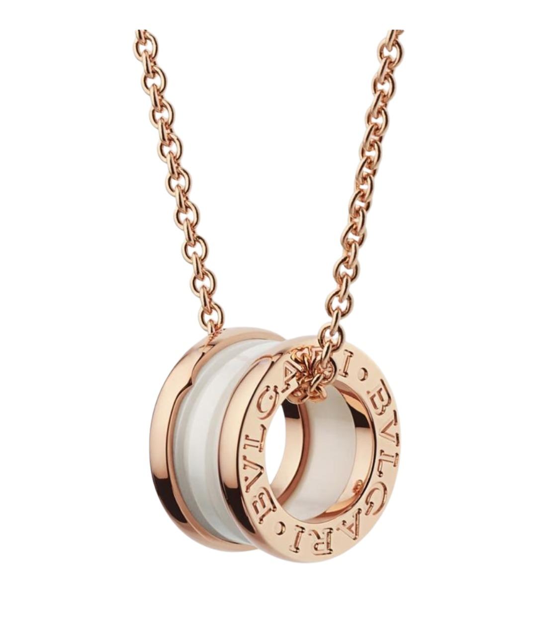 BVLGARI Золотая подвеска из розового золота, фото 1