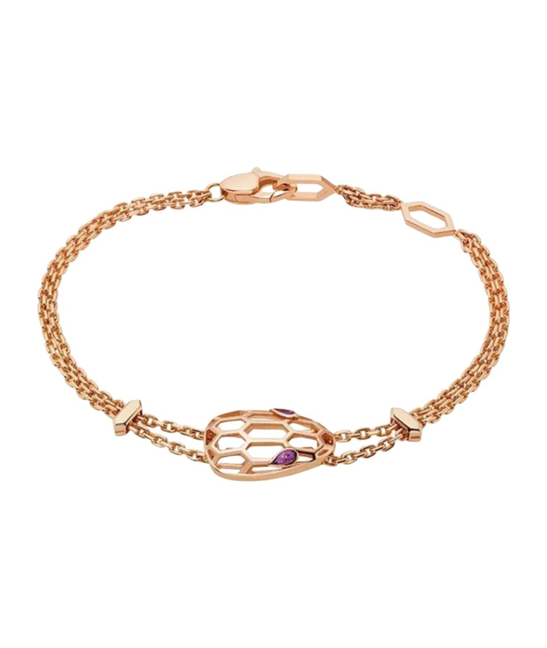BVLGARI Розовый браслет из розового золота, фото 1