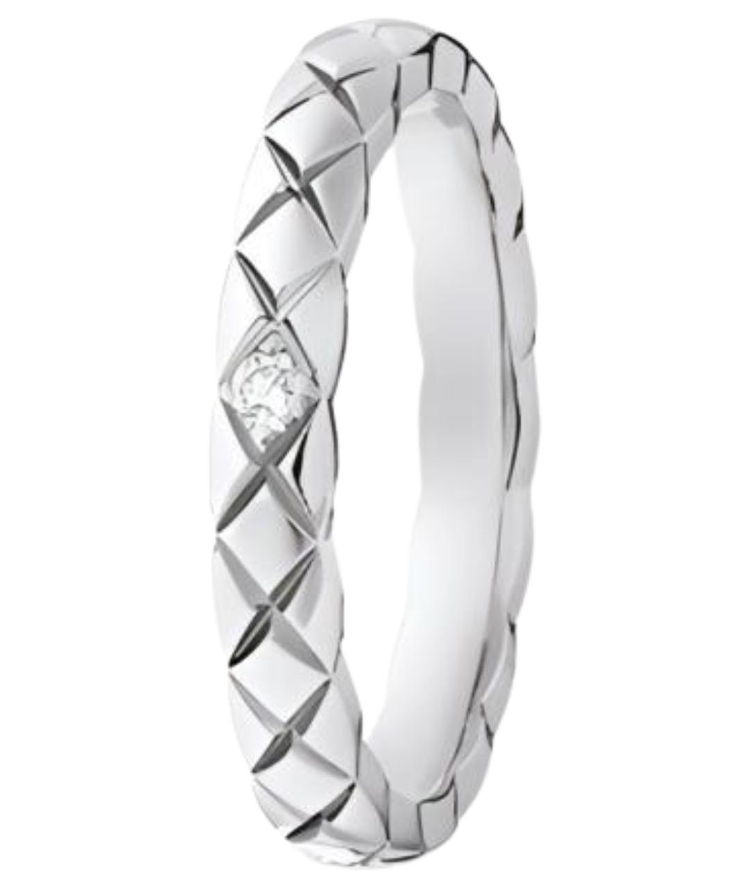 CHANEL Серебряное кольцо из белого золота, фото 1