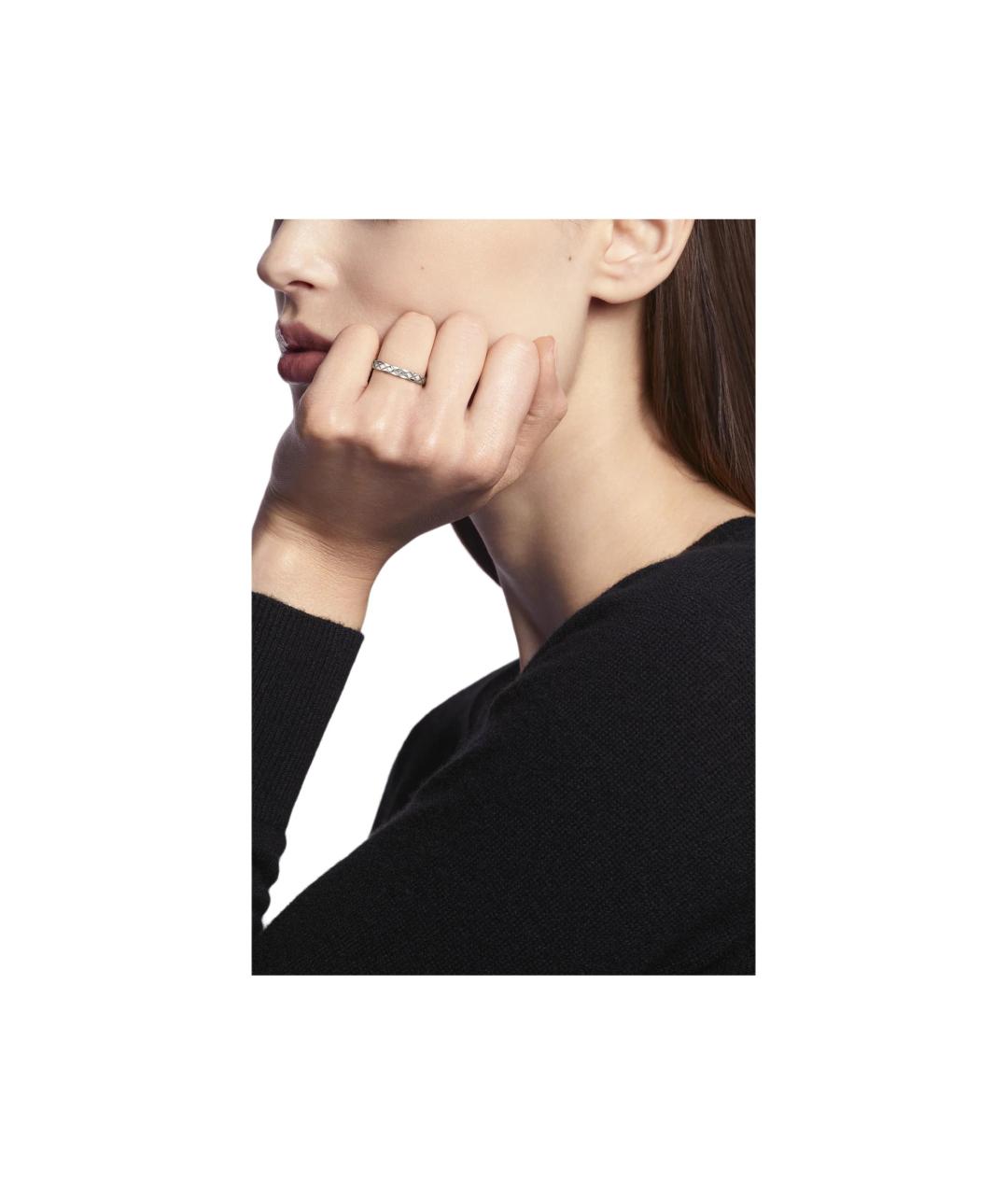 CHANEL Серебряное кольцо из белого золота, фото 3