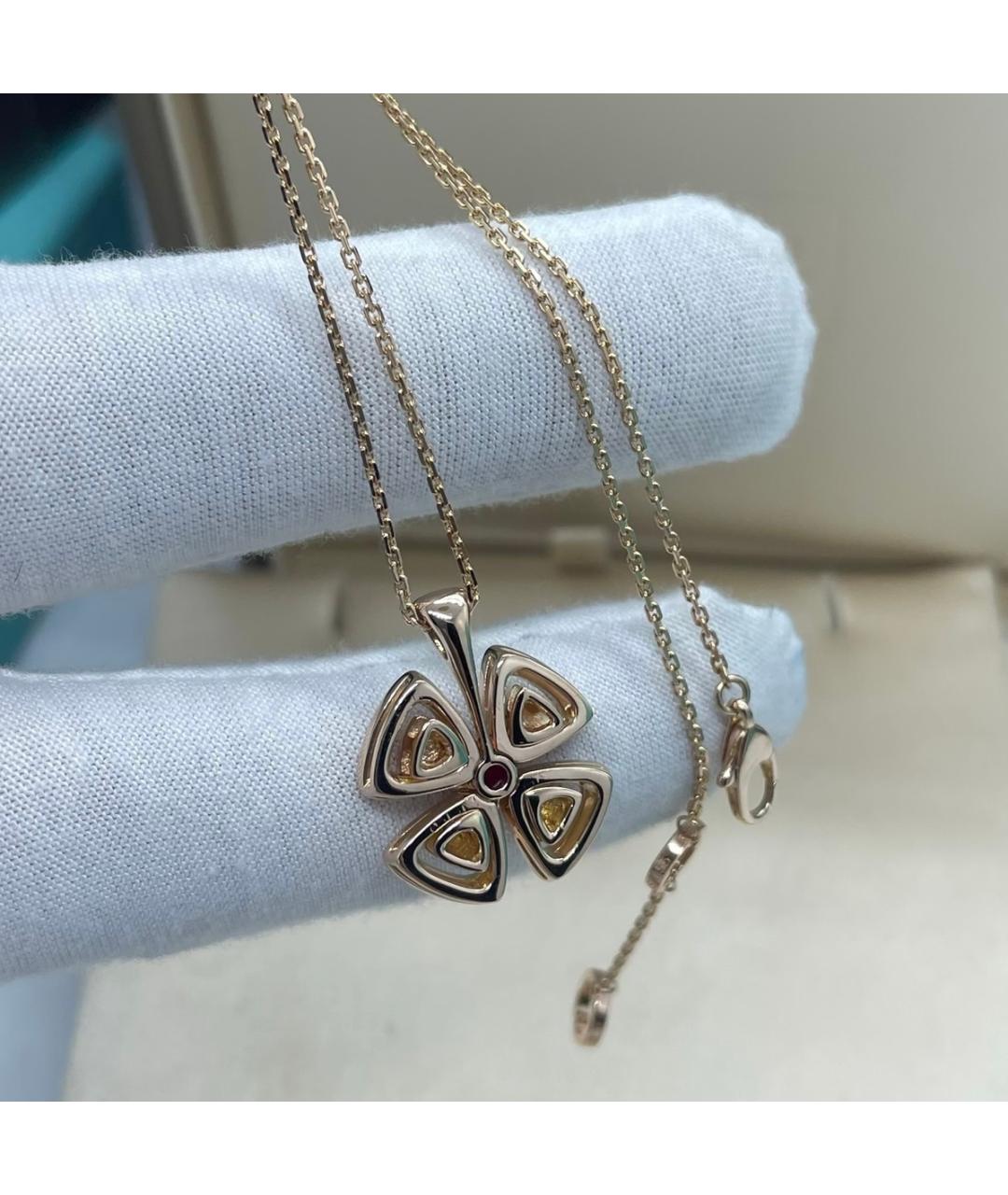 BVLGARI Розовое колье из розового золота, фото 5