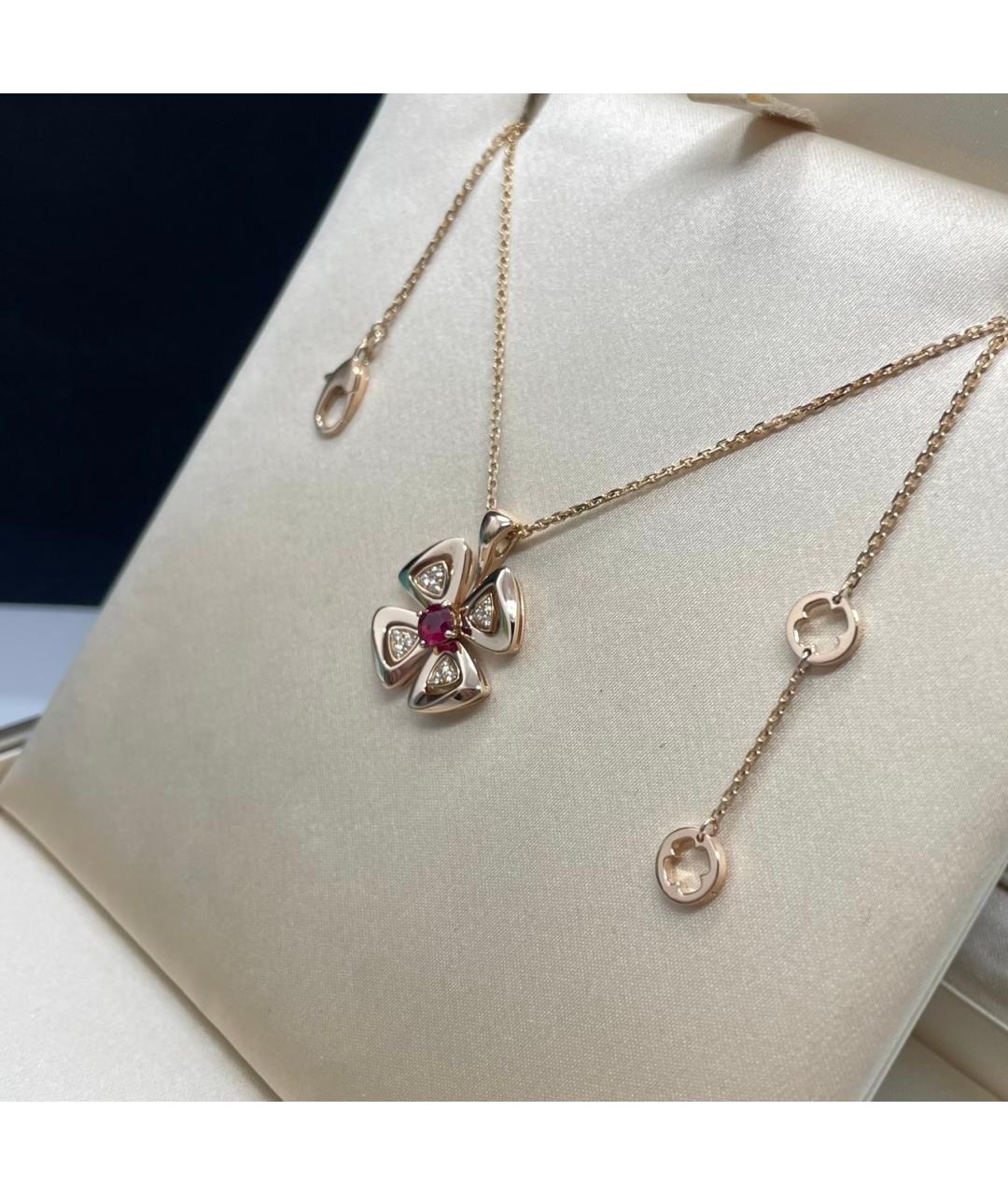 BVLGARI Розовое колье из розового золота, фото 3