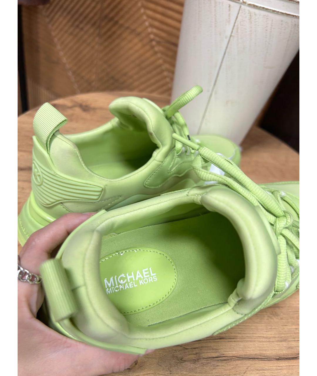 MICHAEL KORS Желтые кроссовки, фото 6