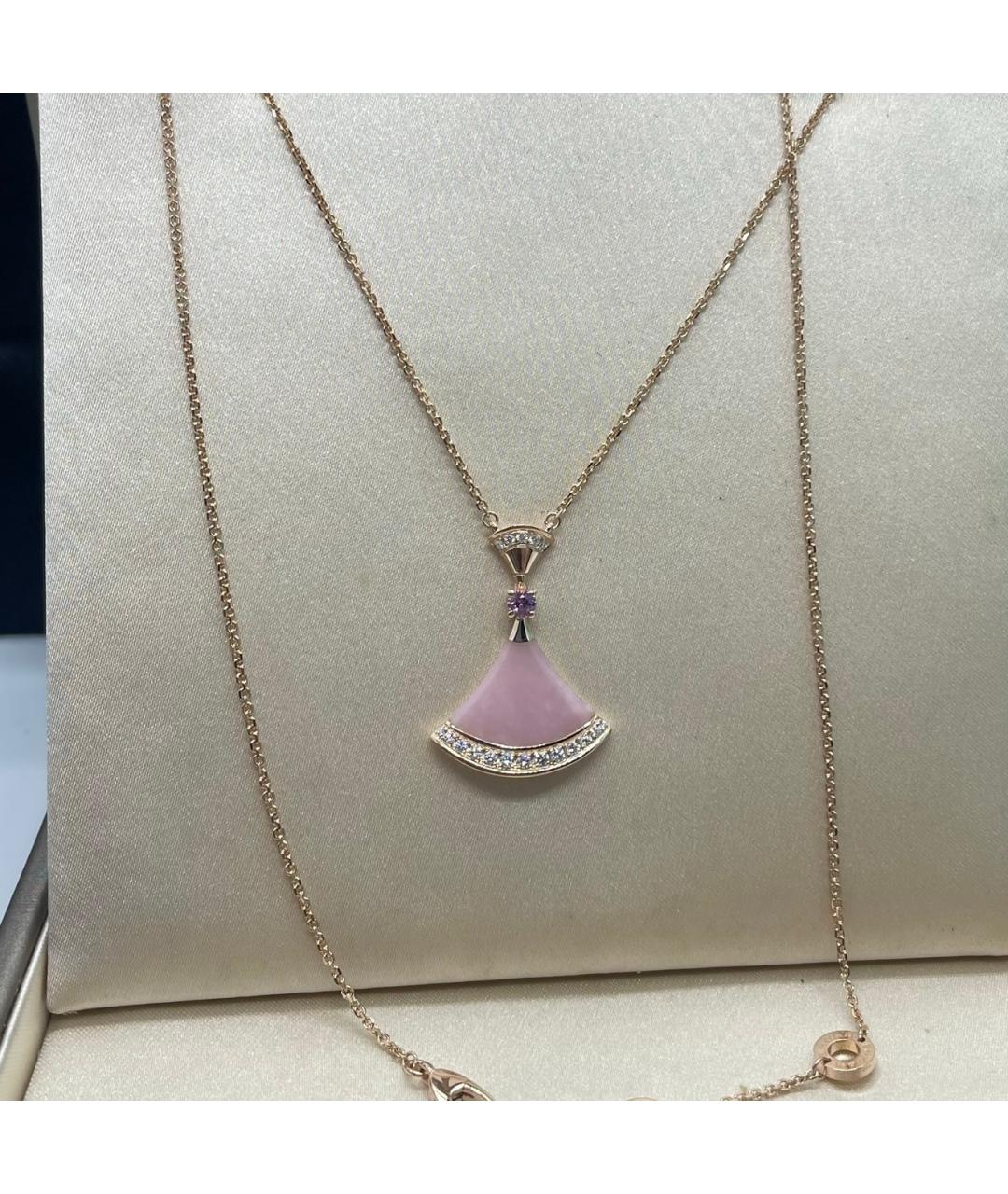 BVLGARI Розовое колье из розового золота, фото 6