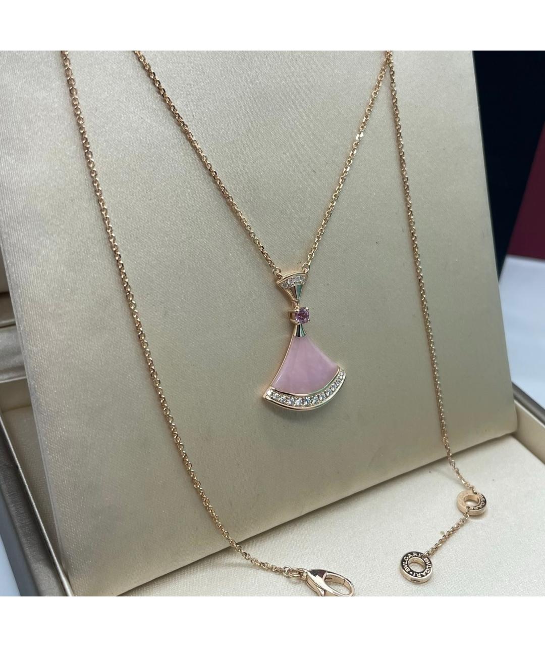 BVLGARI Розовое колье из розового золота, фото 2