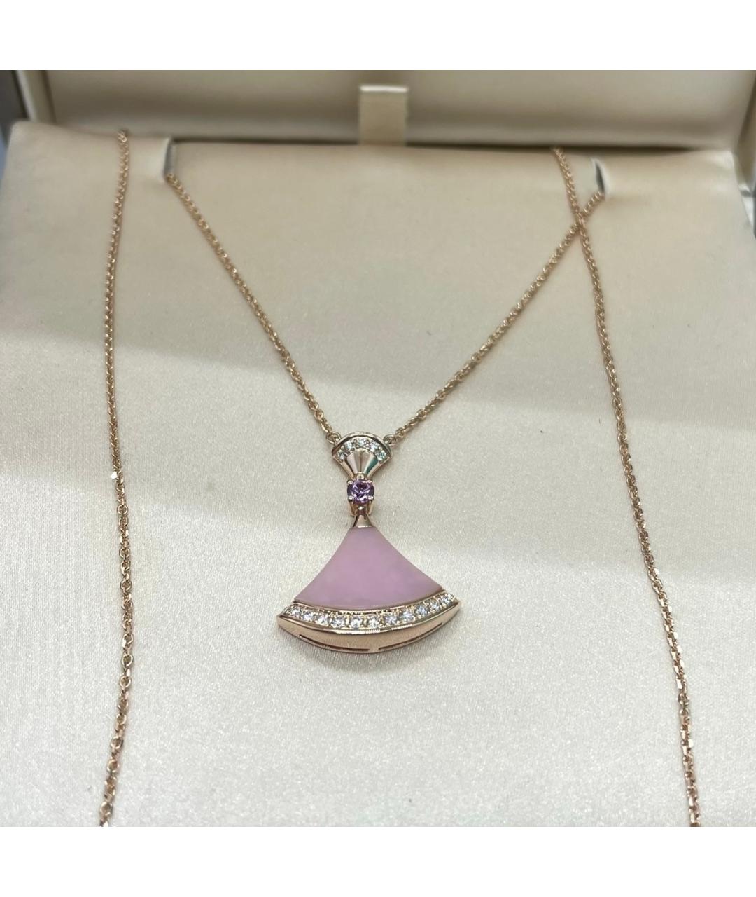 BVLGARI Розовое колье из розового золота, фото 4