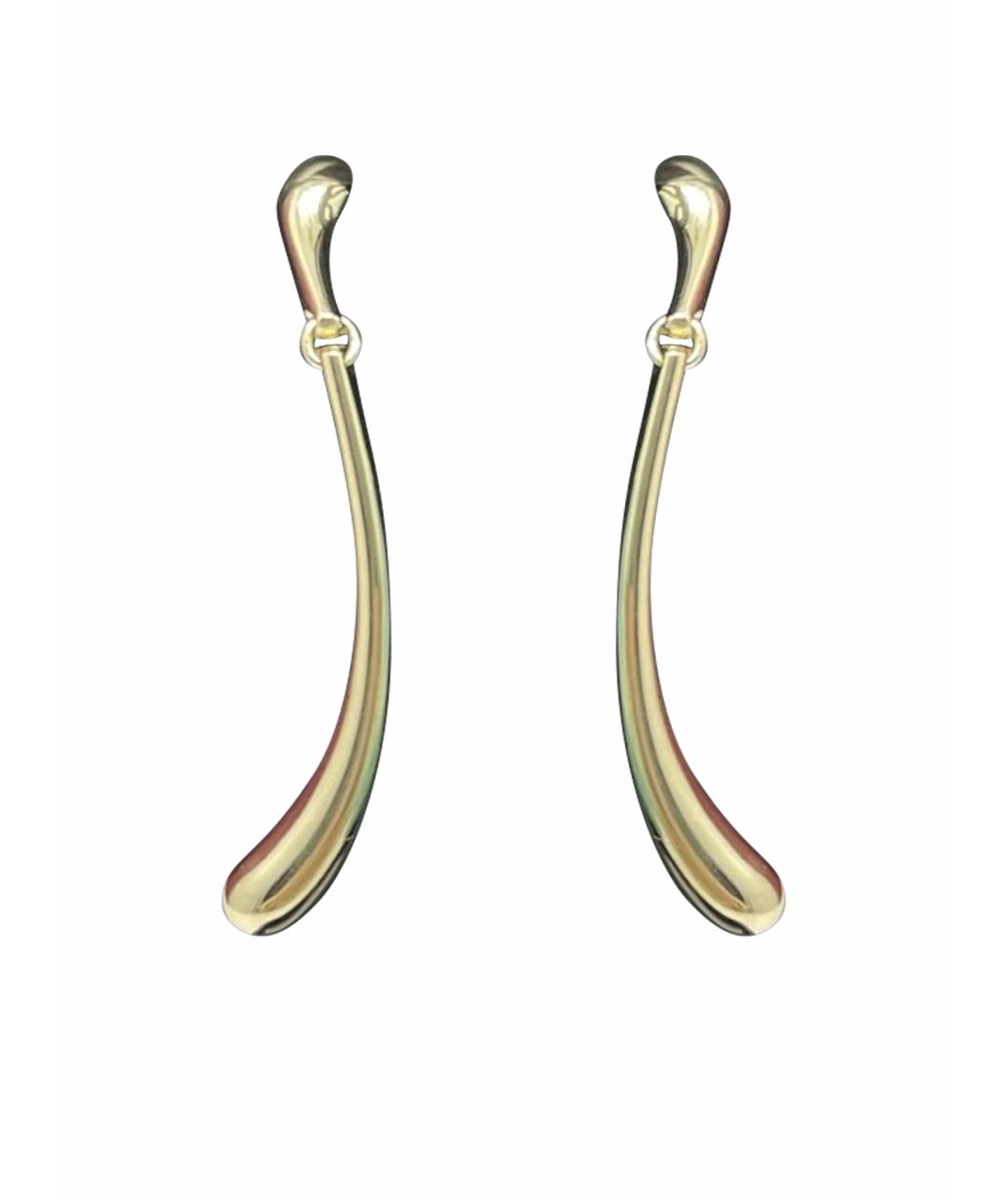 TIFFANY&CO Желтые серьги из желтого золота, фото 1