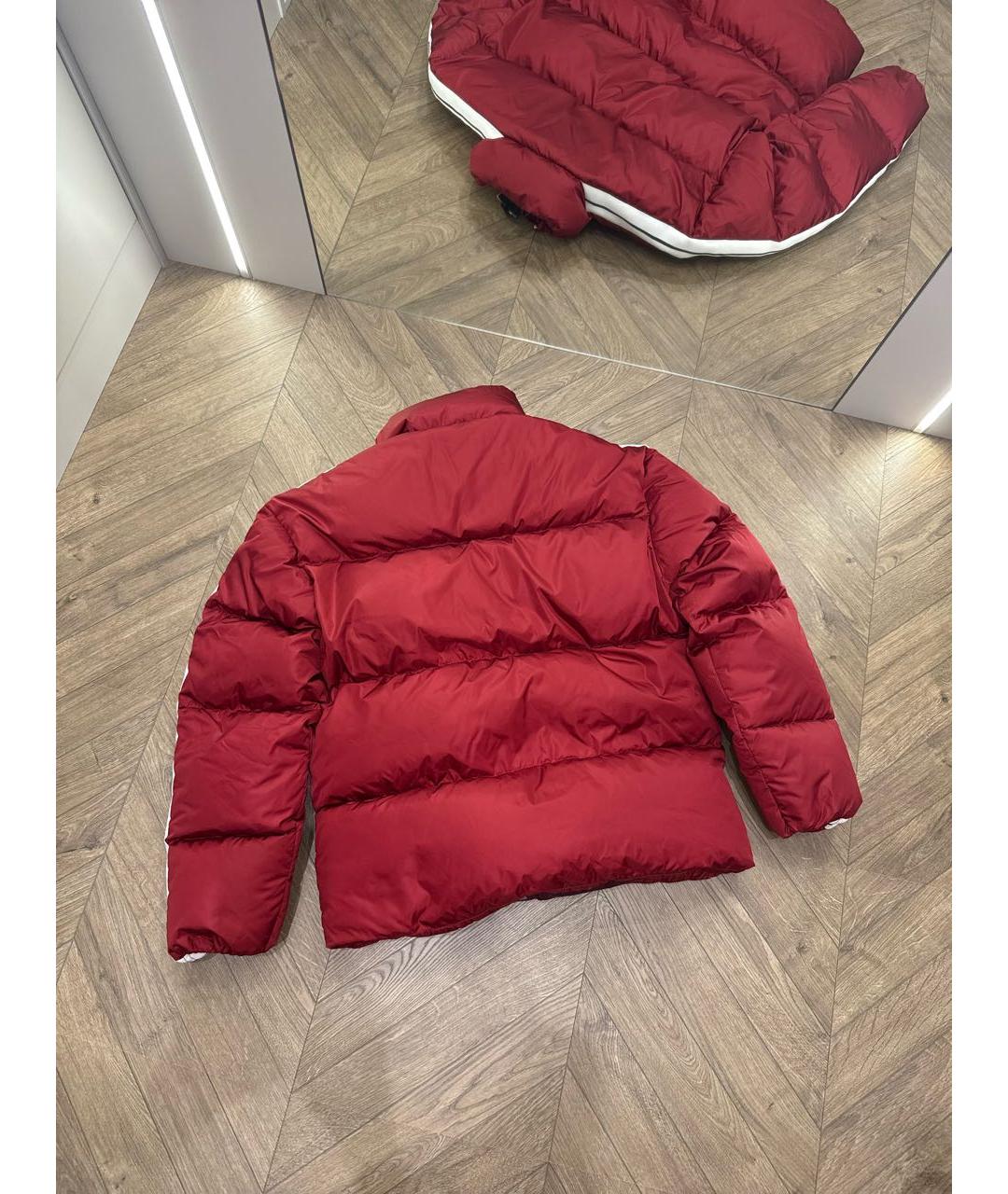 PALM ANGELS Бордовый пуховик, фото 2