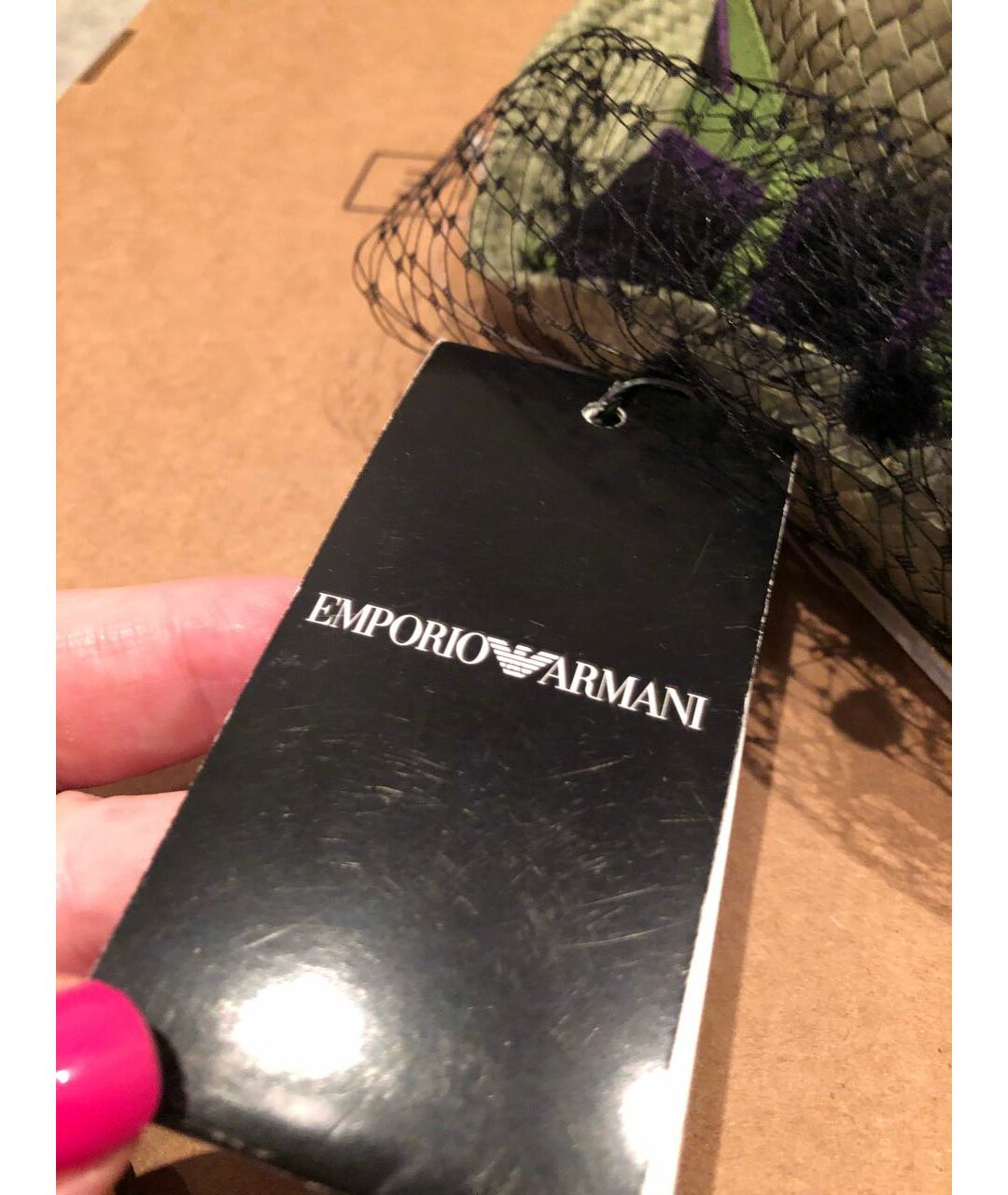 EMPORIO ARMANI Зеленая шляпа, фото 6
